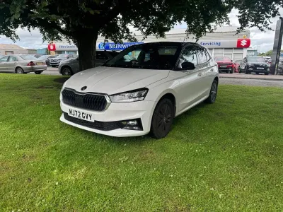 Used Skoda Fabia Colour Edition 110 HP (80 kW) 2022 White Hatchback