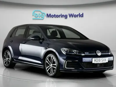 Used VW Golf VII GTE 201 HP (147 kW) 2018 Blue Hatchback