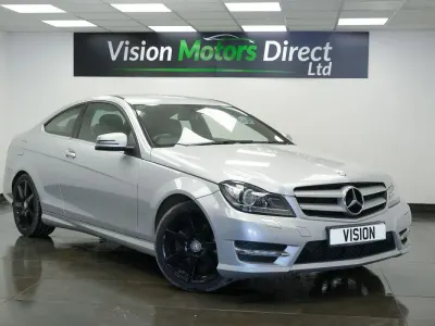 Begagnad Mercedes C250 Sport Edition 2015 Silver Sportkupé