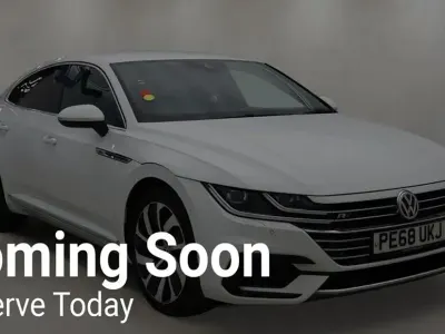 Used VW Arteon R-line 150 HP (110 kW) 2018 White Hatchback