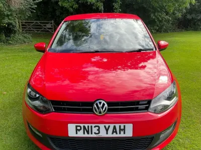 Used VW Polo Match 60 HP (44 kW) 2013 Red Hatchback