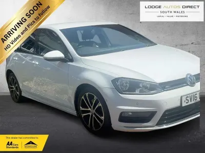 Used VW Golf VII R-line 150 HP (110 kW) 2016 White Hatchback