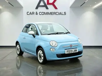 Used Fiat 500 69 HP (50 kW) 2013 Blue Hatchback