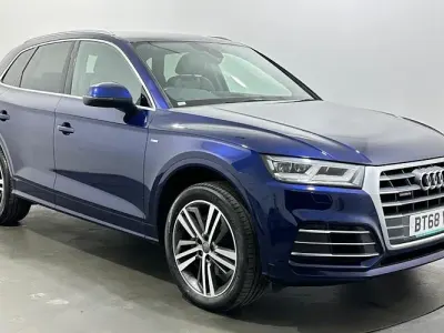 Used Audi Q5 S-Line 190 HP (139 kW) 2018 Blue SUV