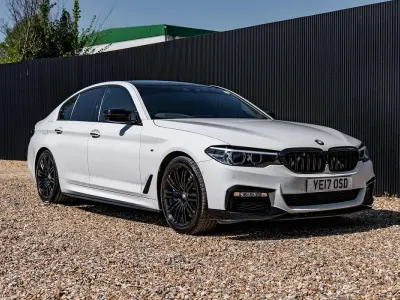 Used BMW 540 M Sport 460 HP (338 kW) 2017 White Sedan