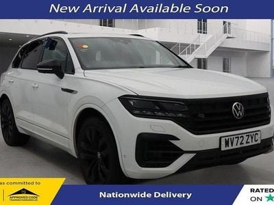 White Used 2022 VW Touareg Black Edition SUV | £39,500 (Fair price)