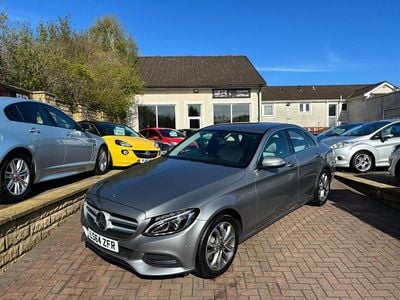 Begagnad Mercedes C220 2014 Silver Sedan