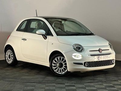 Used Fiat 500 Lounge 69 HP (50 kW) 2016 White Hatchback