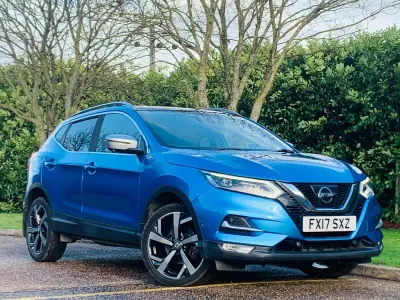 Used Nissan Qashqai Tekna+ 110 HP (80 kW) 2017 Blue SUV