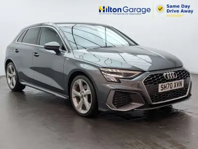 Used Audi A3 Sportback S-Line 2020 Grey Hatchback