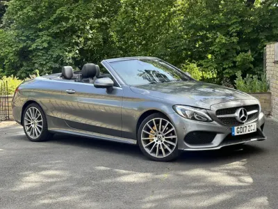 Used Mercedes C220 AMG line 2017 Grey Cabriolet