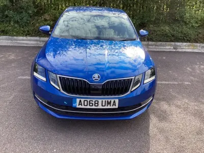 Used Skoda Octavia SE L 150 HP (110 kW) 2018 Blue Hatchback