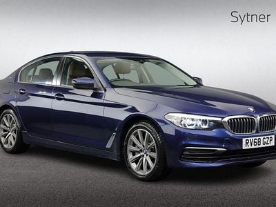 Used BMW 530e Sport Line 249 HP (183 kW) 2018 Blue