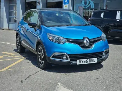 Used Renault Captur Dynamique 90 HP (66 kW) 2015 Blue/black SUV