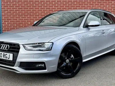 Used Audi A4 Black Edition 177 HP (130 kW) 2015 Silver Estate