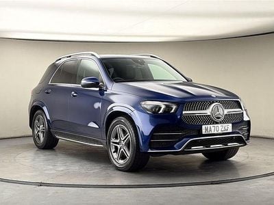 Usado Mercedes GLE300 AMG line 2019 Azul SUV