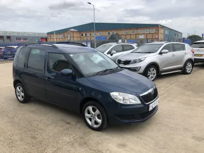 Used Skoda Roomster SE 105 HP (77 kW) 2013 Blue MPV
