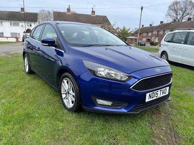 Used Ford Focus Zetec 2015 Blue Hatchback
