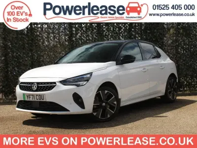 Used Vauxhall Corsa-e Elite 100 kW (136 HP) 2021 White Hatchback
