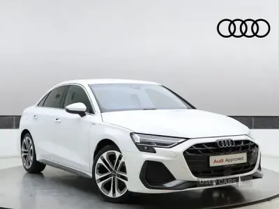 Used Audi A3 S-Line 150 HP (110 kW) 2025 White Sedan