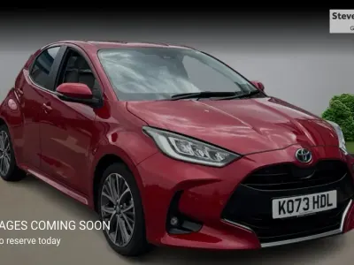 Used Toyota Yaris Hybrid 2024 Red Hatchback