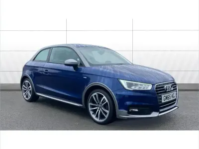 Used Audi A1 S-Line 123 HP (90 kW) 2016 Blue Hatchback