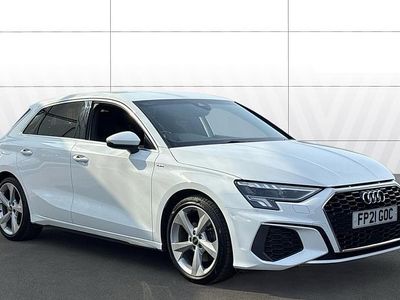 Used Audi A3 S-Line 190 HP (139 kW) 2021 White Sedan