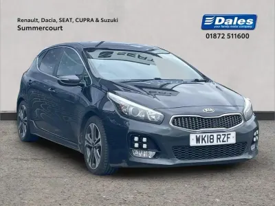 Used Kia Ceed GT-Line 136 HP (100 kW) 2018 Black Hatchback