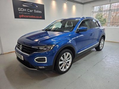 Used VW T-Roc SEL 150 HP (110 kW) 2018 Blue SUV