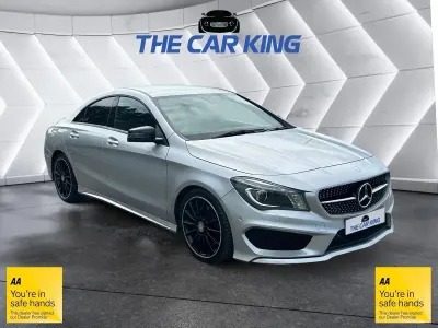 Used Mercedes CLA220 AMG line 177 HP (130 kW) 2016 Silver Sedan