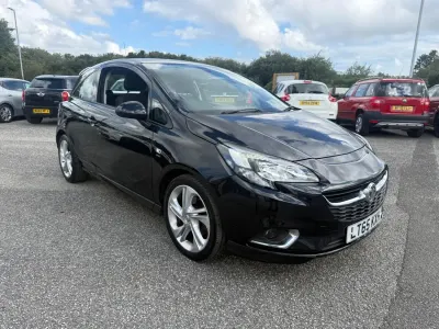 Used Vauxhall Corsa SRi 100 HP (73 kW) 2015 Black Hatchback