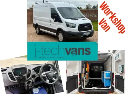 Used Ford Transit 130 HP (95 kW) 2017 White Van