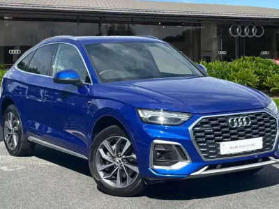 Used Audi Q5 S-Line 265 HP (194 kW) 2022 Blue SUV