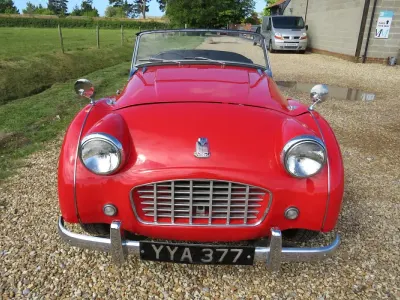 Used Triumph TR3 1957 Red Cabriolet