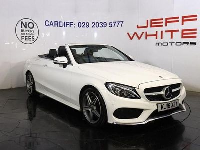 White Used 2018 Mercedes C220 AMG line Cabriolet | £16,988 (Good price)