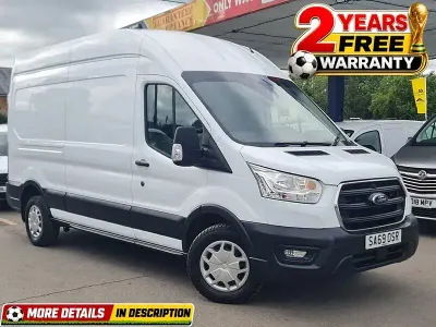 Used Ford Transit Trend 130 HP (95 kW) 2019 White Van