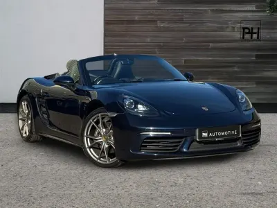 Used Porsche Boxster 2019 Blue Cabriolet