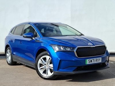 Used Skoda Enyaq iV ecoSuite 131 kW (179 HP) 2022 Blue SUV