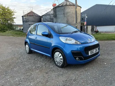 Used Peugeot 107 Active 68 HP (50 kW) 2012 Blue Hatchback