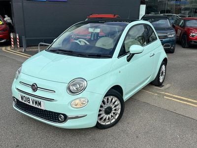 Occasion Fiat 500 Lounge 69 ch (50 kW) 2018 Vert Citadine