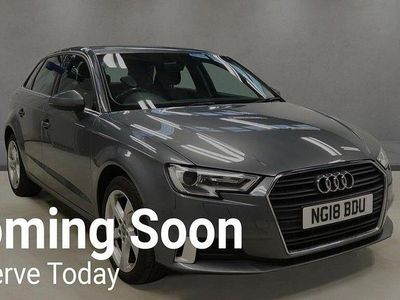 Used Audi A3 Sportback Sport 2018 Grey Hatchback