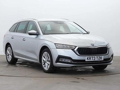 Brilliant silver metallic Used 2023 Skoda Octavia SE L Estate | £23,947 (Fair price)