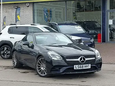 Used Mercedes SLC200 AMG line 184 HP (135 kW) 2018 Black Coupe