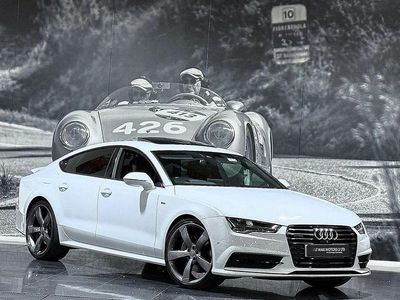 Used Audi A7 Sportback Black Edition 272 HP (200 kW) 2015 White Hatchback