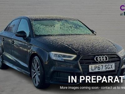 Used Audi A3 Black Edition 150 HP (110 kW) 2018 Black Sedan