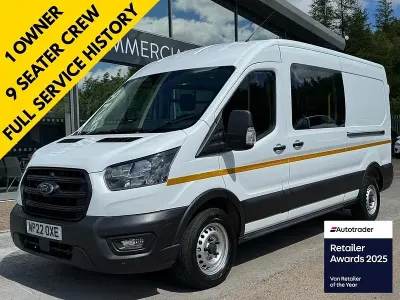 Used Ford Transit 130 HP (95 kW) 2022 White Van