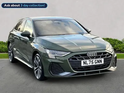 Used Audi A3 Sportback S-Line 150 HP (110 kW) 2025 Green Hatchback