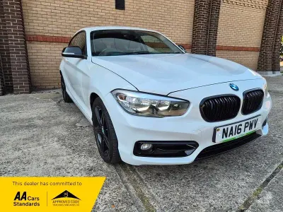 Used BMW 116 Sport Line 2016 White Hatchback