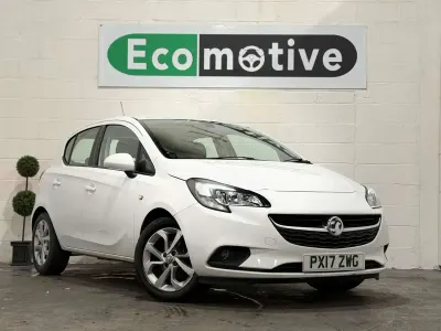 Gebraucht Vauxhall Corsa 75 PS (55 kW) 2017 Weiß Kleinwagen