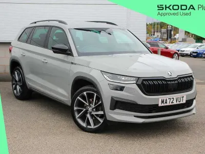 Used Skoda Kodiaq SportLine 150 HP (110 kW) 2022 Meteor grey SUV